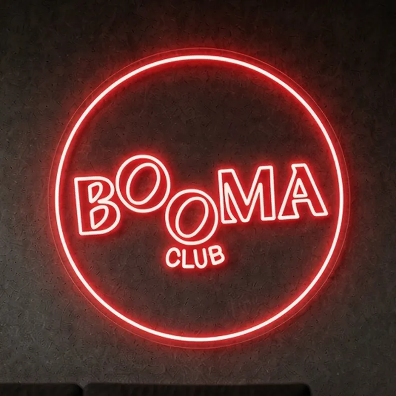 Booma Club, neon LED na zamówienie