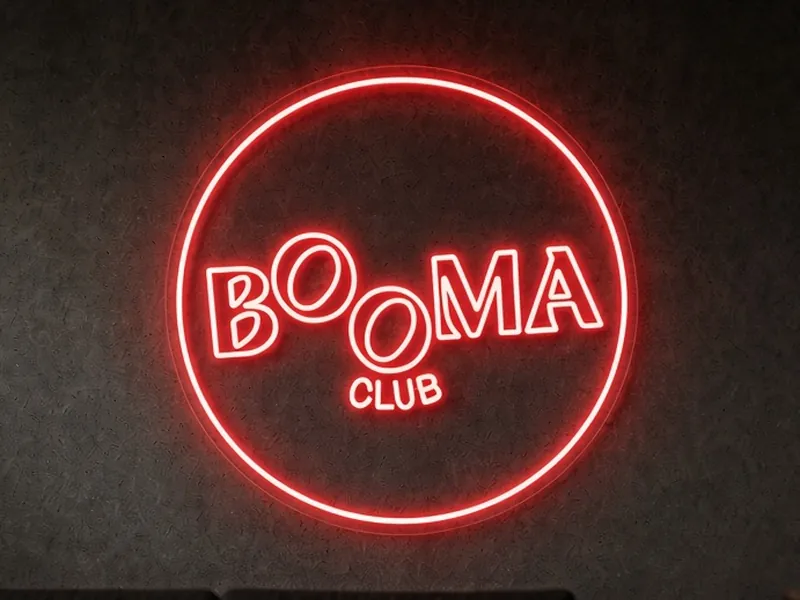 Néon LED por medida Booma Club