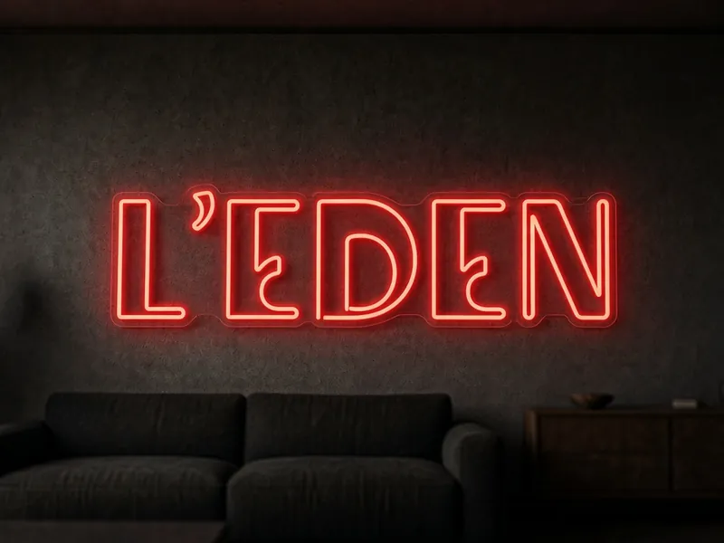 Néon LED sur mesure L'Eden