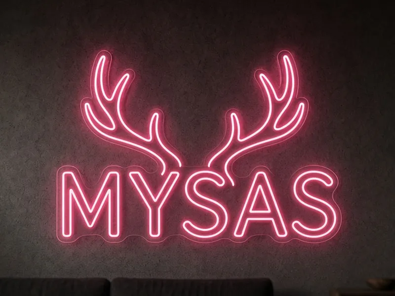 Néon LED sur mesure Mysas