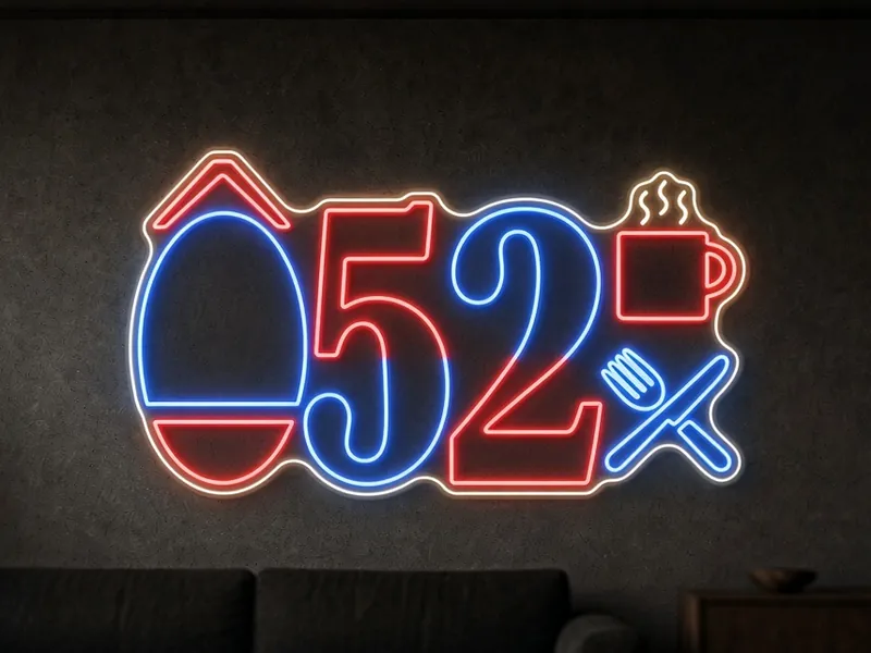 Néon LED sur mesure Ô52