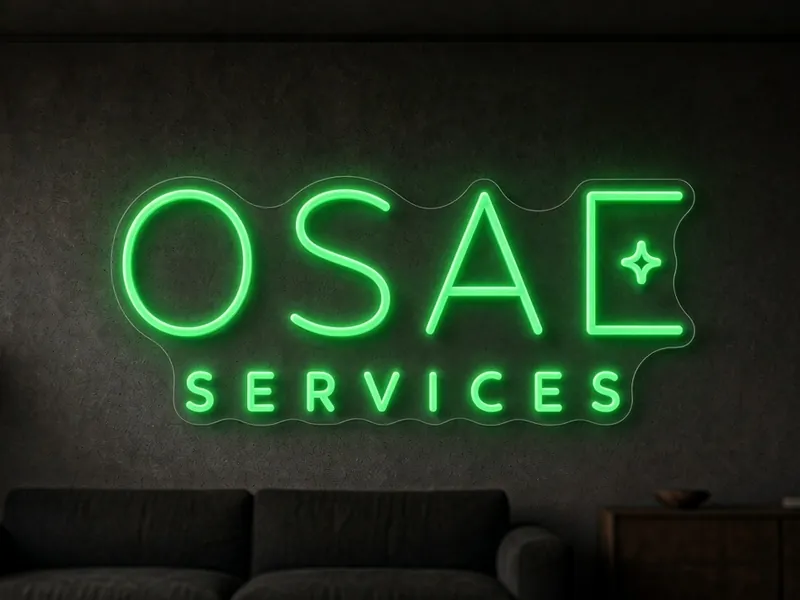 Néon LED sur mesure OSAE Services
