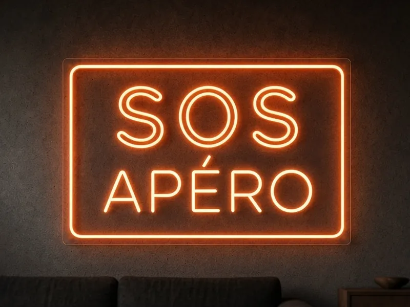 Néon LED sur mesure SOS Apéro