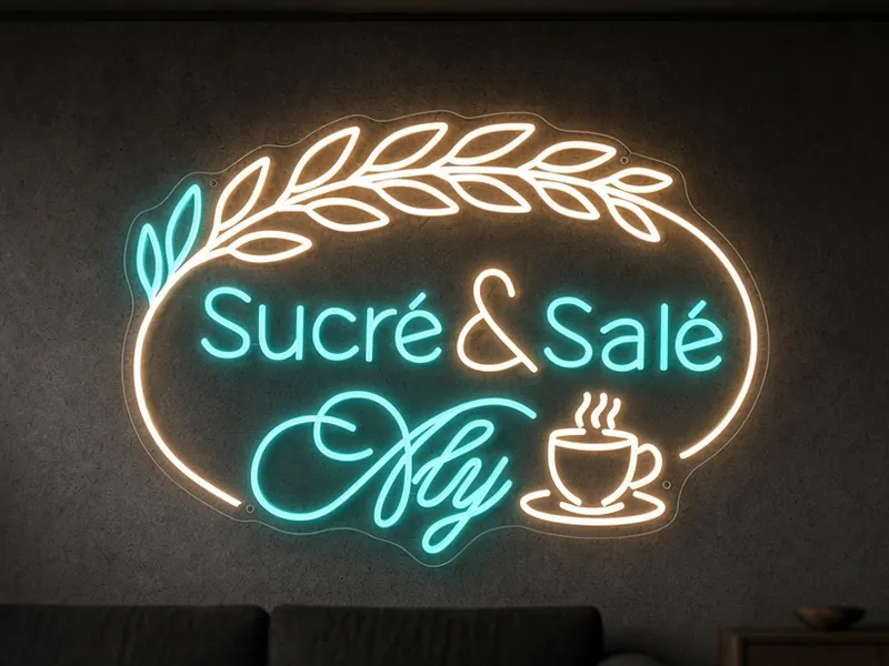 Néon LED sur mesure Sucré & Salé Aly