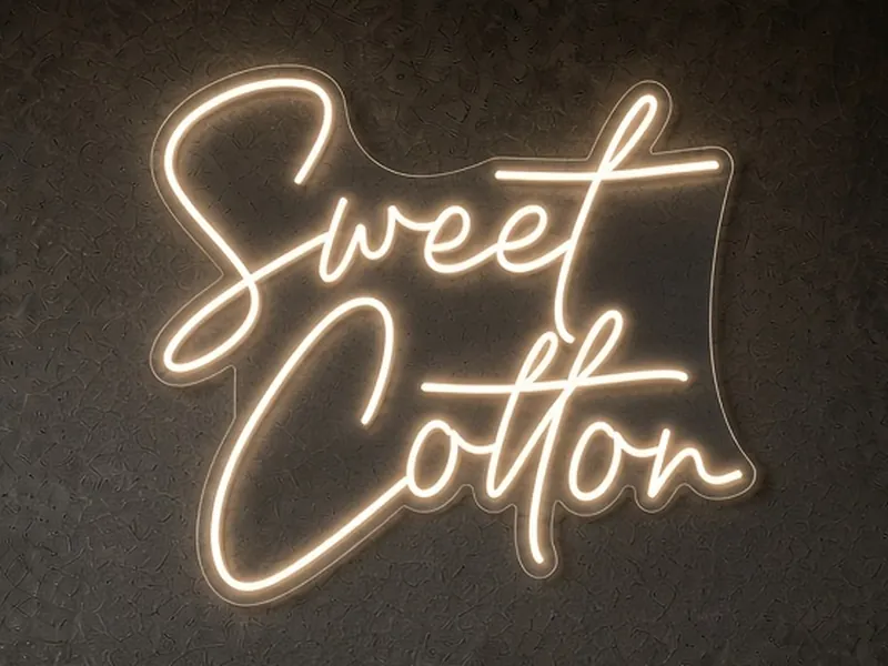 Néon LED sur mesure Sweet Cotton