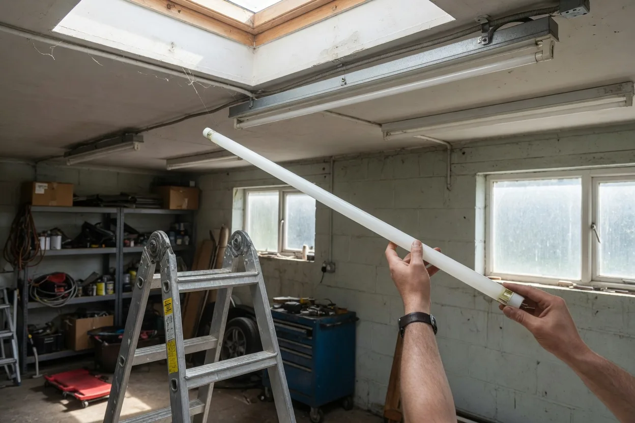 Comment changer un néon ? Étapes, sécurité et passage au LED