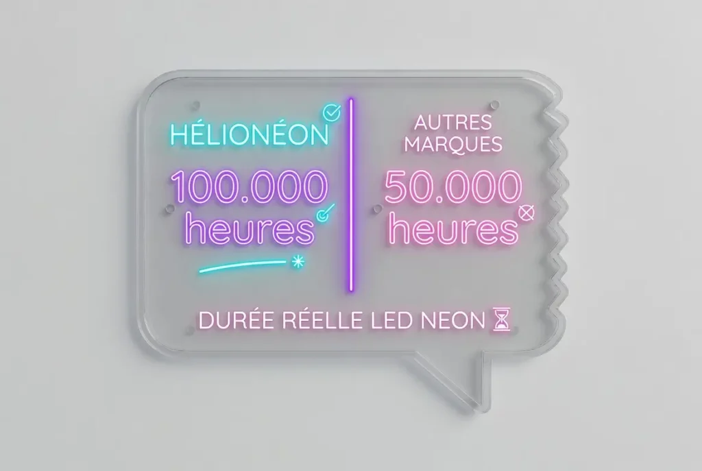 Durée de vie réelle d'un néon LED