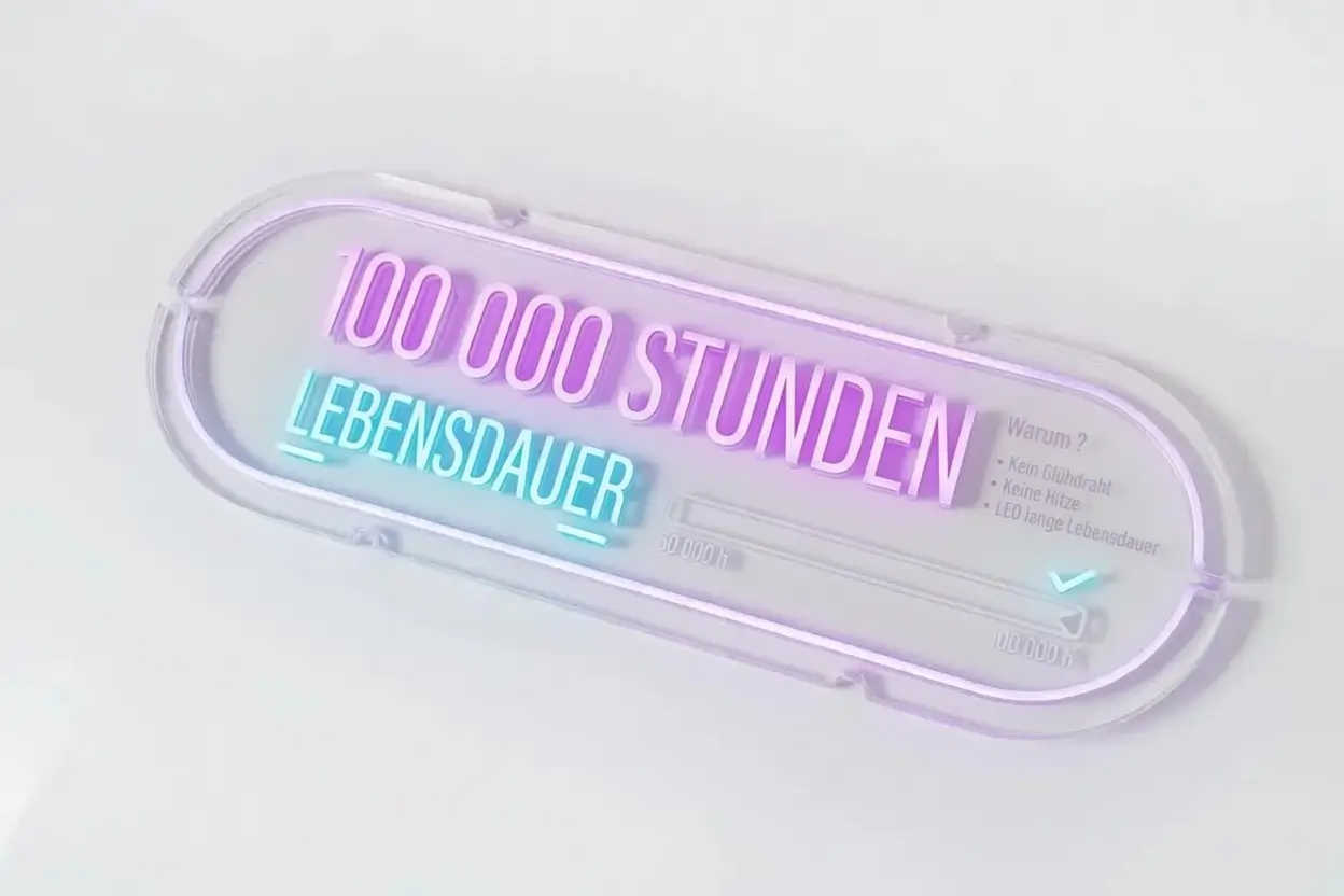 LED Neonschild Lebensdaue