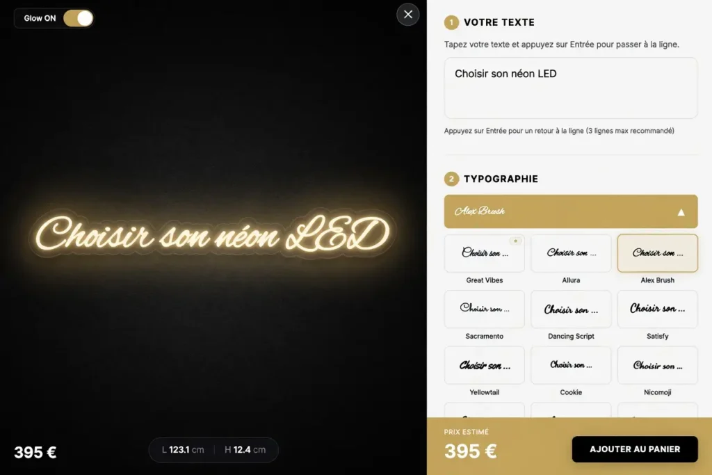 choisir-les-options-de-son-néon-led