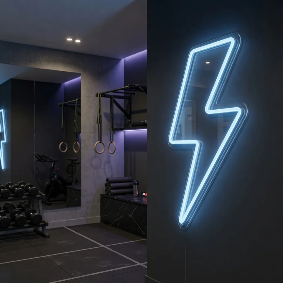 Neonskylt showroom
