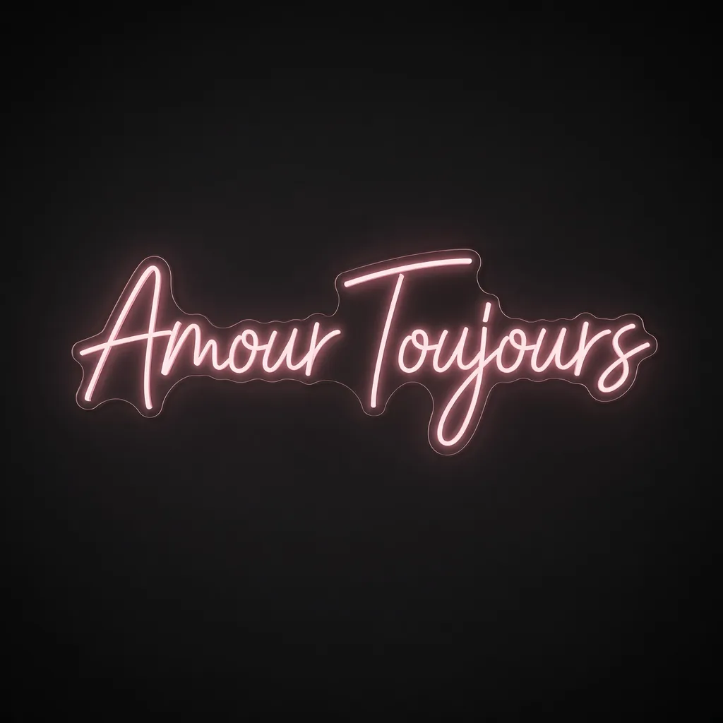 Amour Toujours (Amor Siempre) - Neón LED