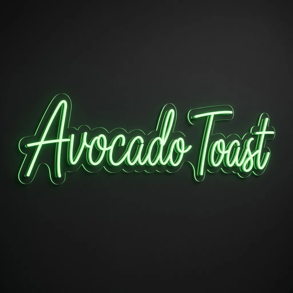 Avocado - Néon LED