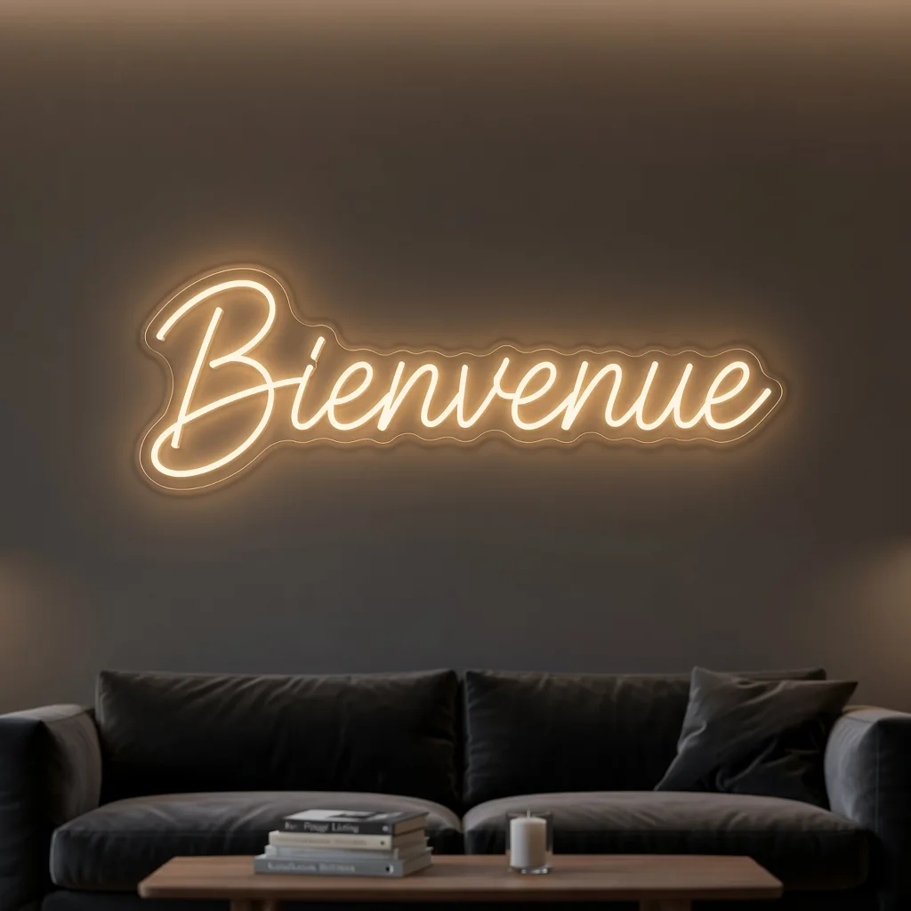 Bienvenue - Néon LED