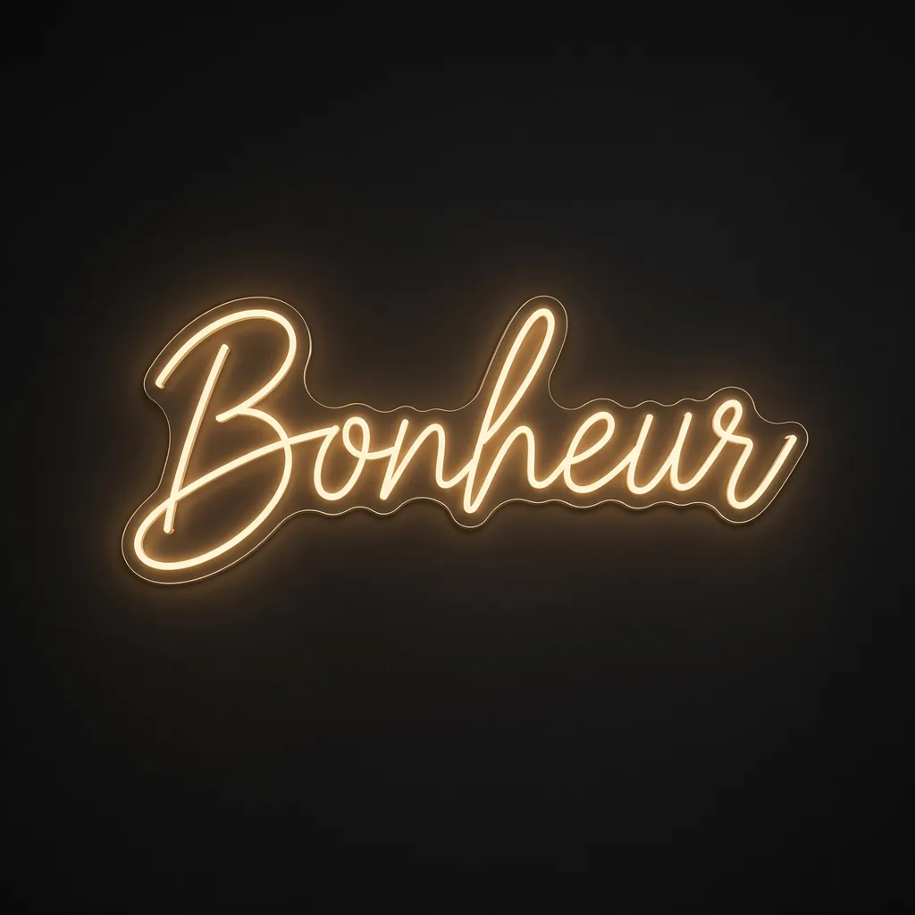 Bonheur - Néon LED