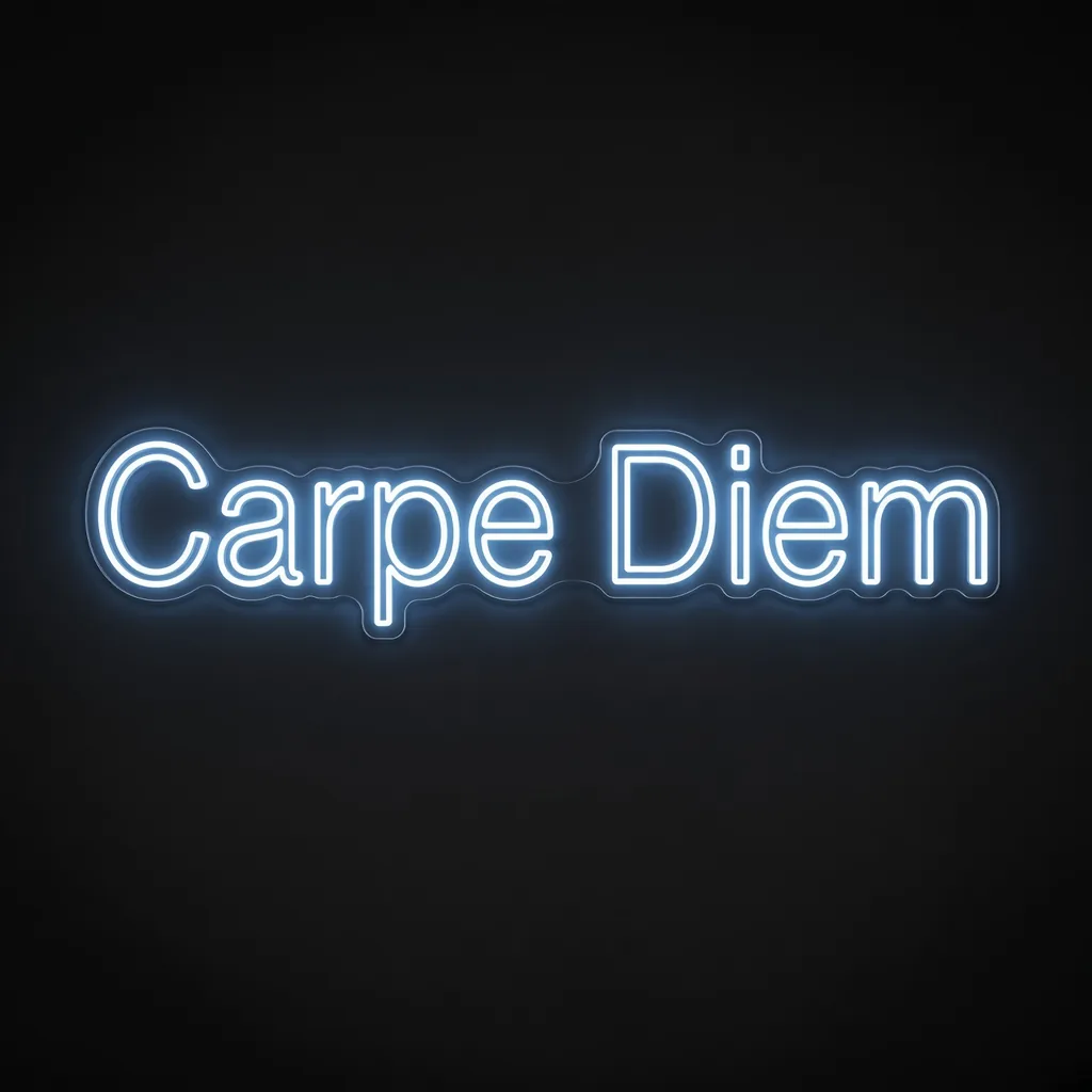 Carpe Diem - Neon LED