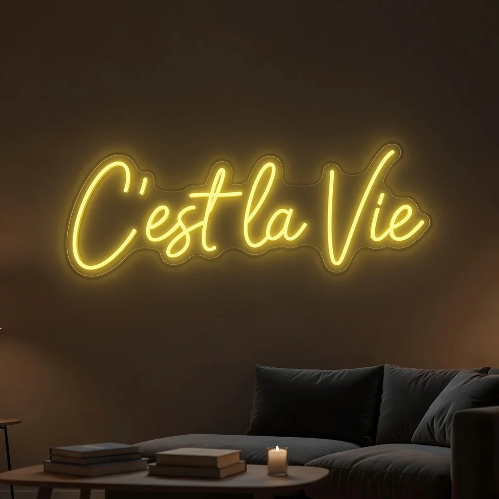 C’est la Vie - Néon LED
