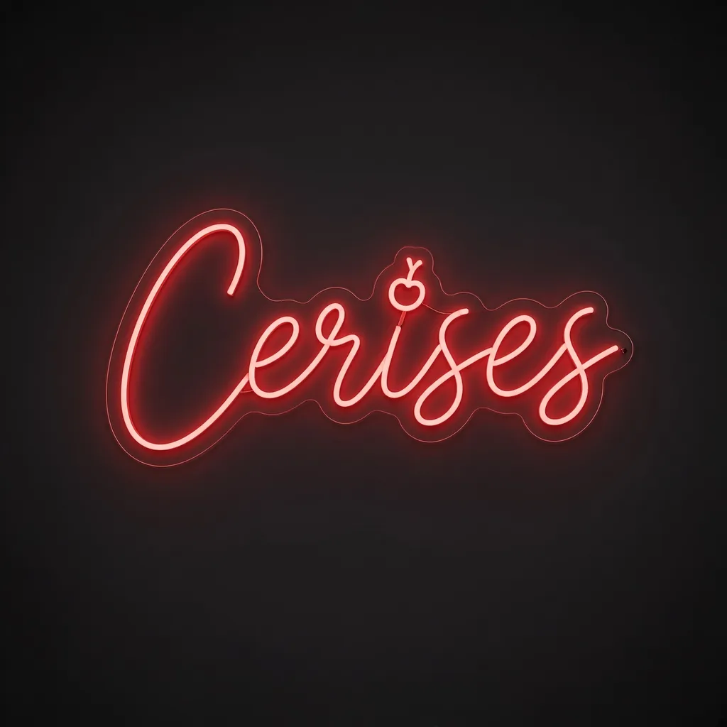 Cerises - LED-neonbord