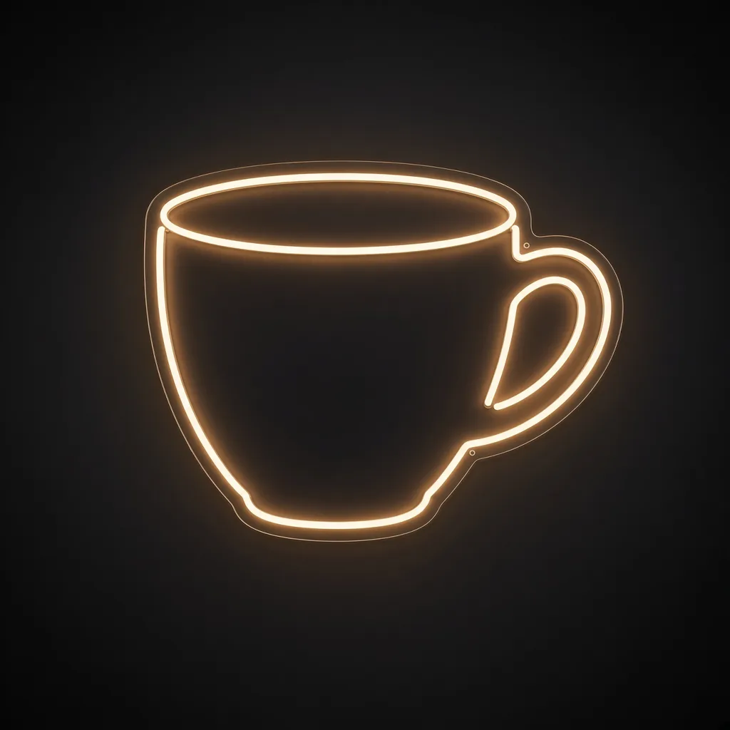 Coffee Cup - Néon LED