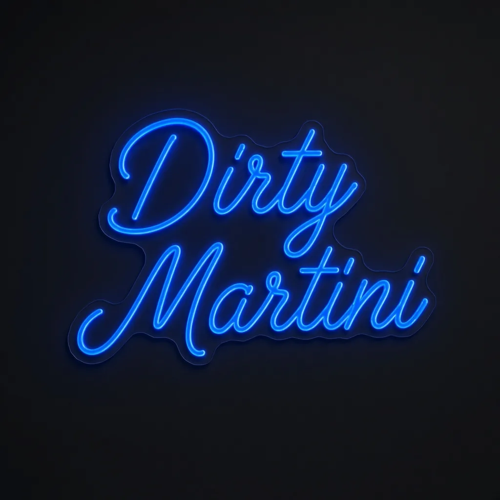Dirty Martini - Neon LED