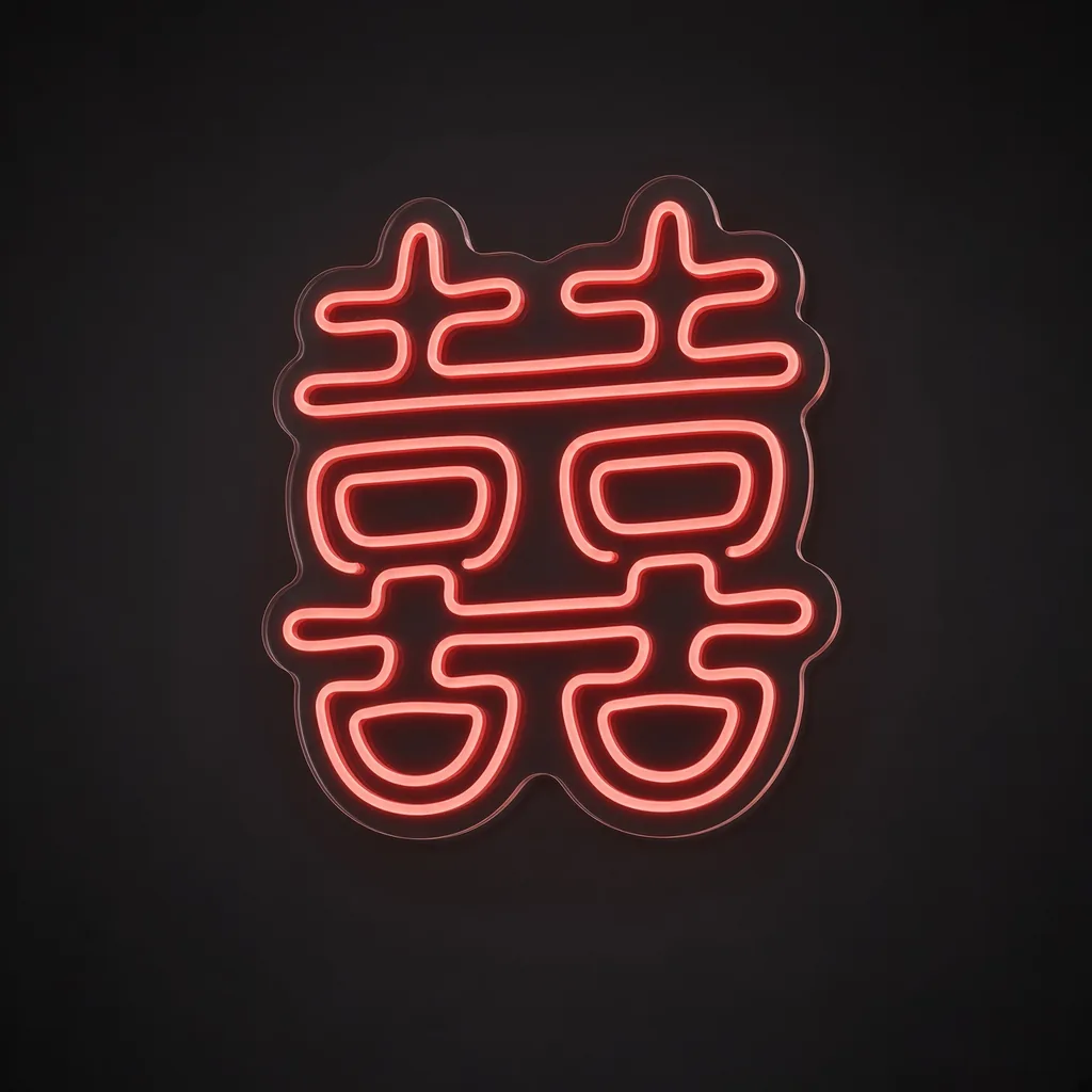 Double Happiness - Neón LED