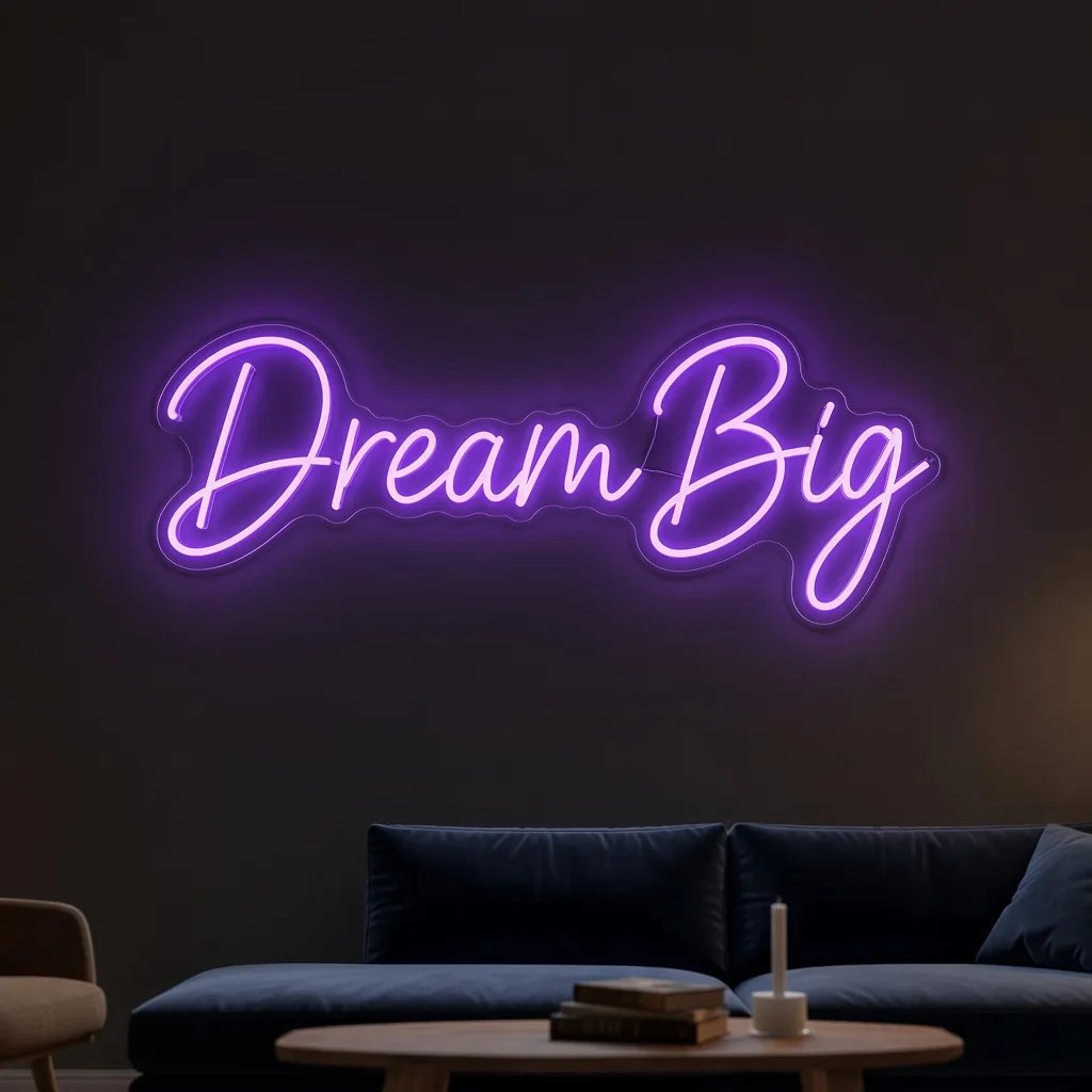 Dream Big - Néon LED