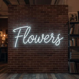 Flowers - Néon LED Andy Warhol