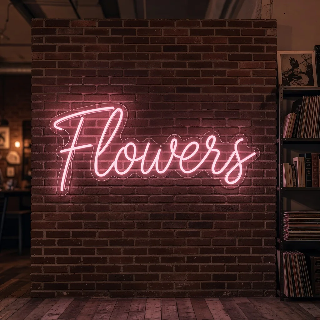 Flowers - Néon LED Andy Warhol