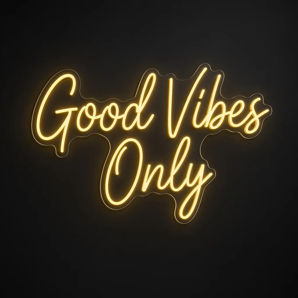 Good Vibes Only - Neon LED