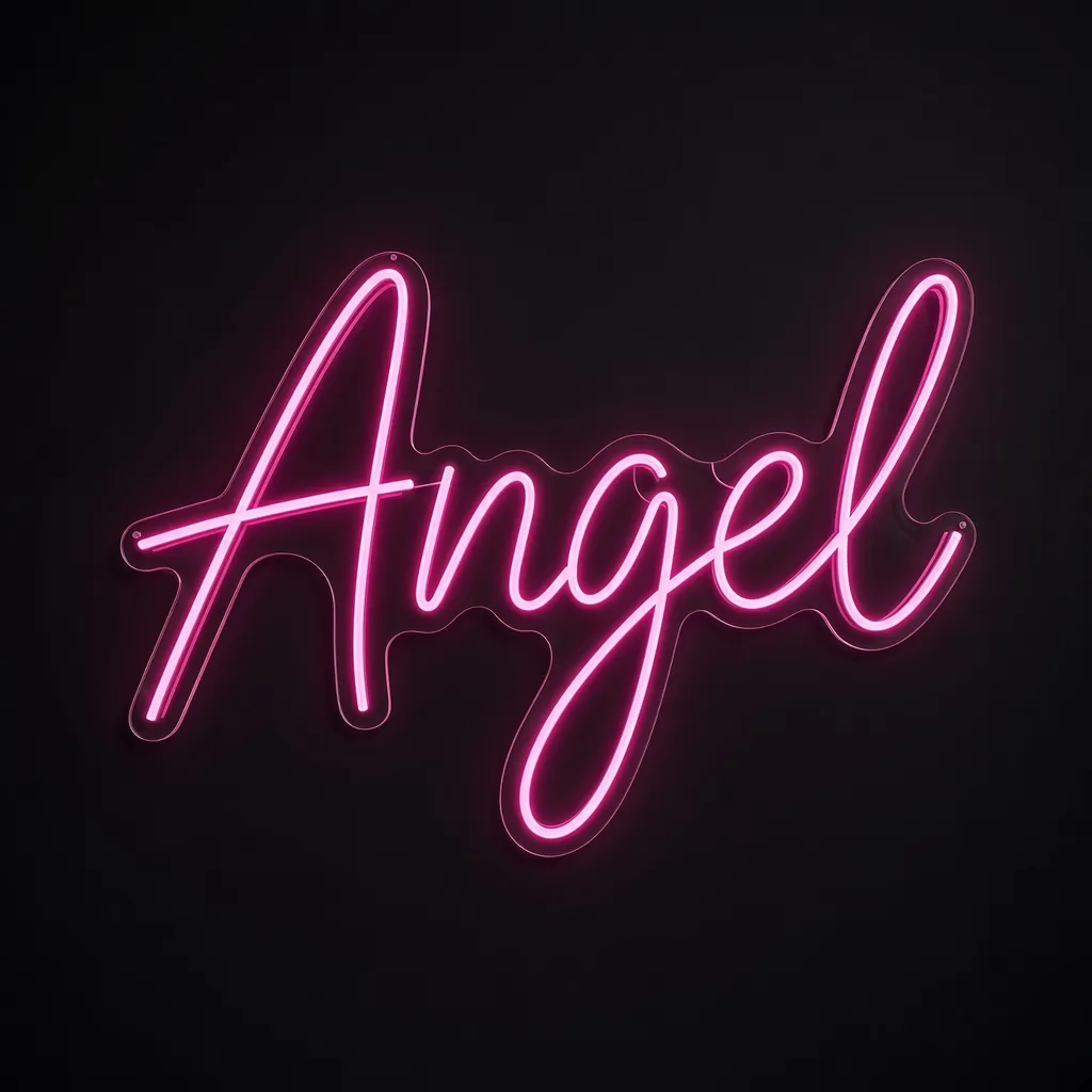 Angel - Néon LED Kenny Scharf