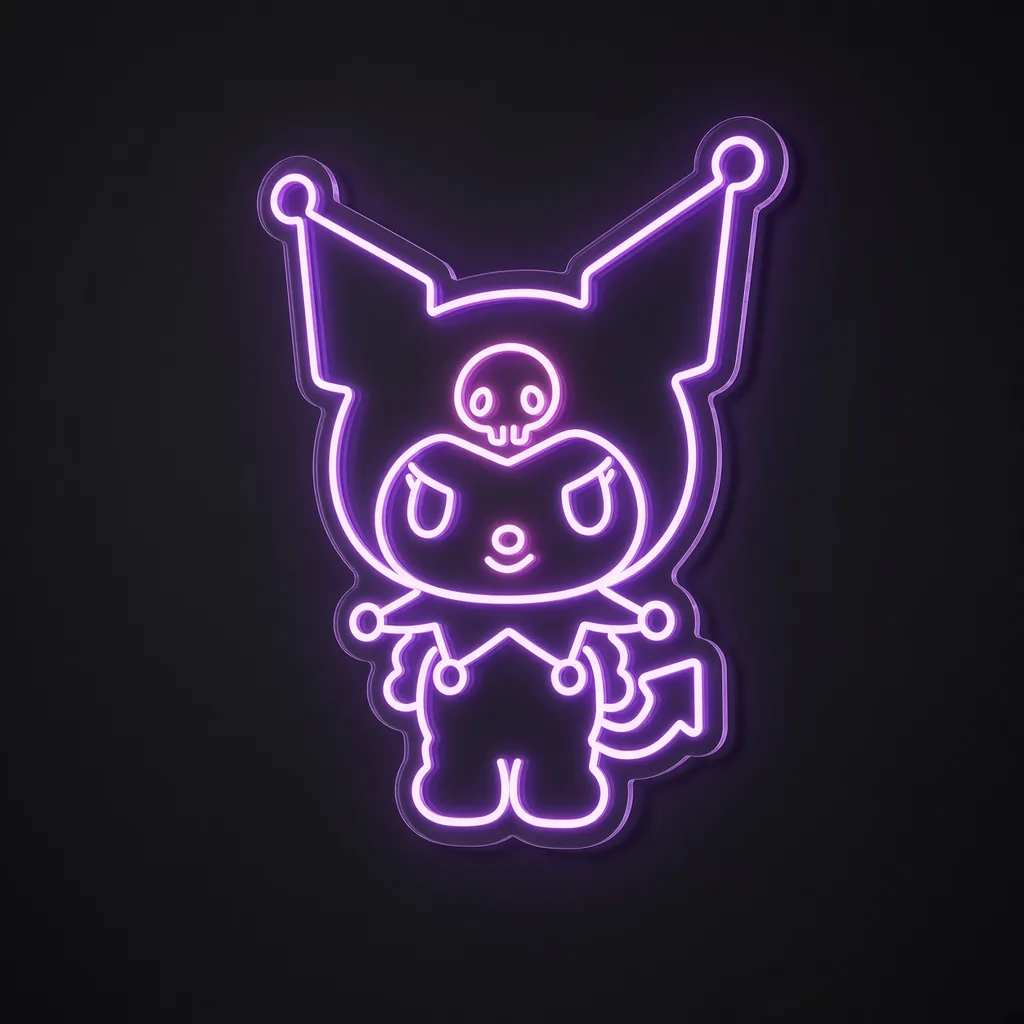 Kuromi - Neon LED