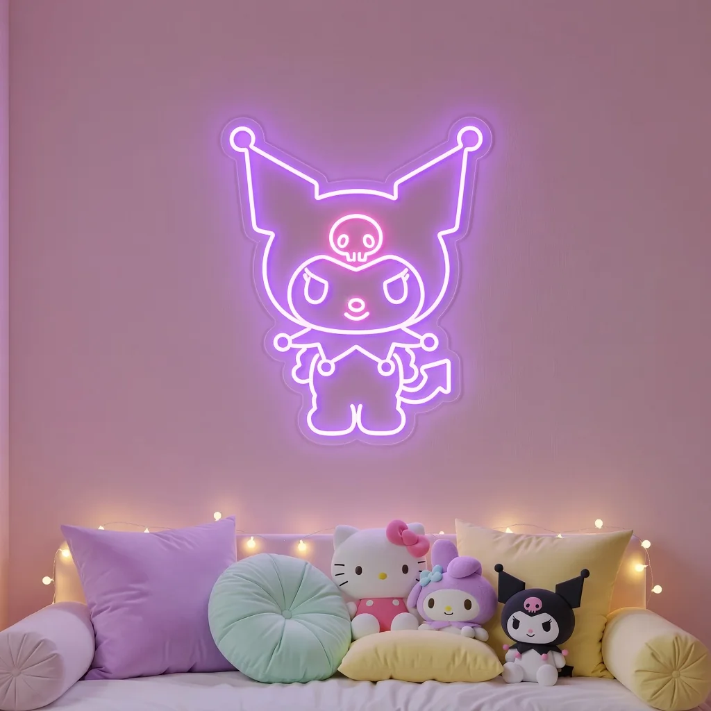 Kuromi - LED-neonbord