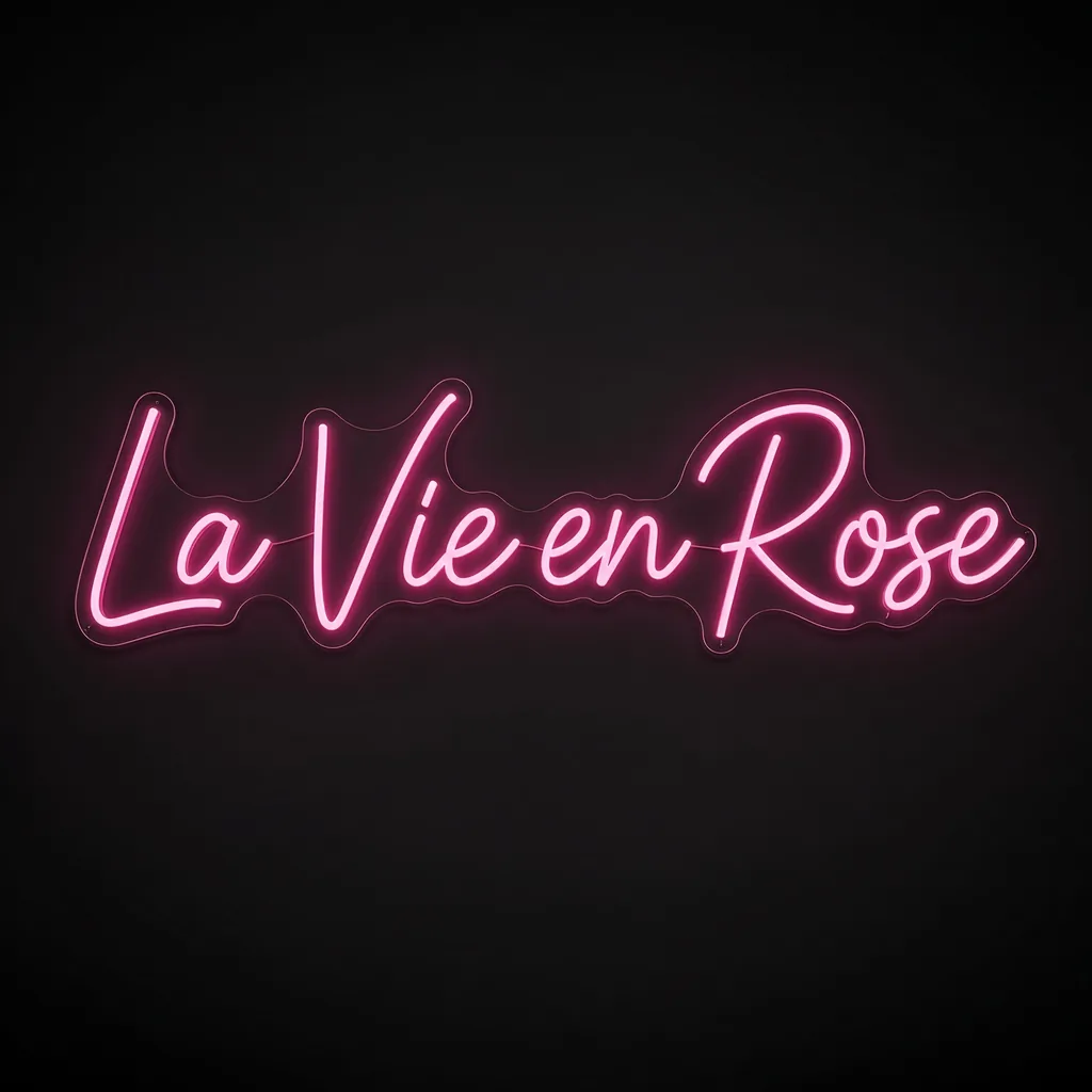 La Vie en Rose - Neon LED