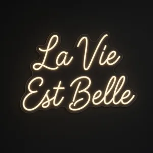 La Vie Est Belle - Néon LED