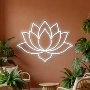 Lotus Flower - Néon LED