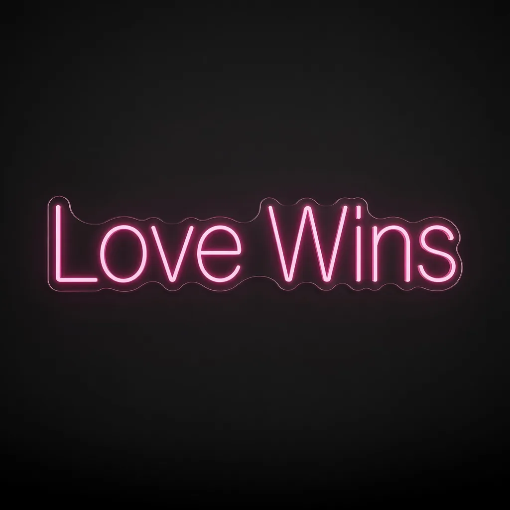 Love Wins - Neón LED
