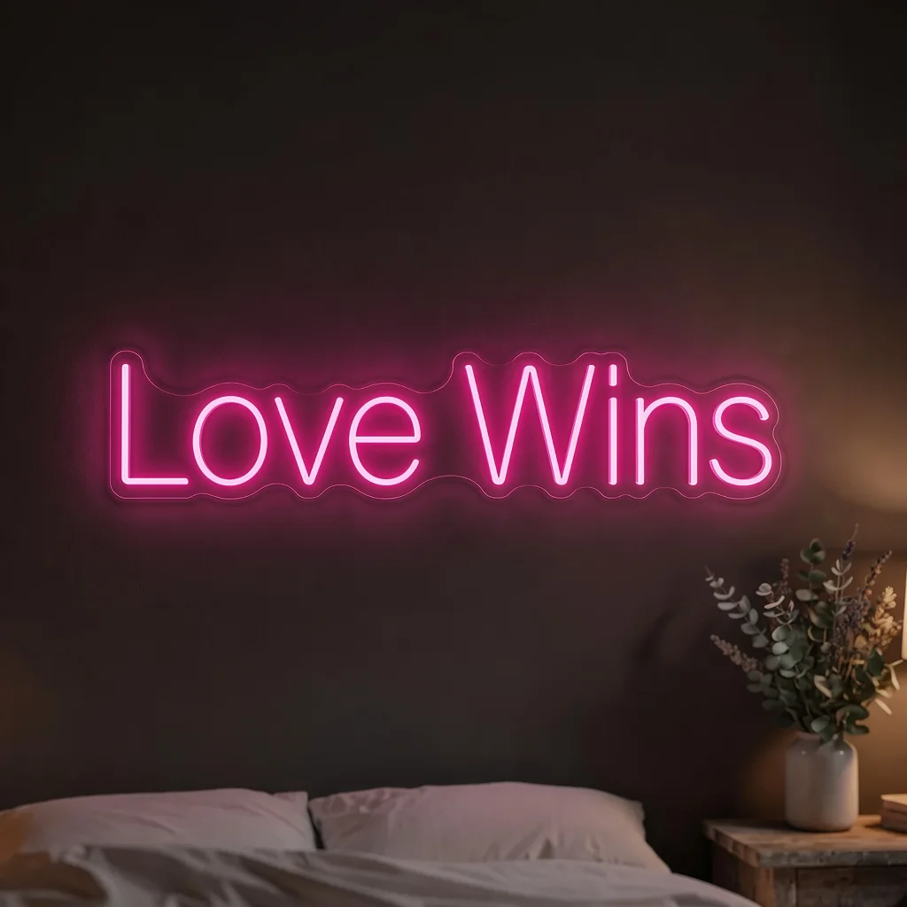 Love Wins - Νέον LED