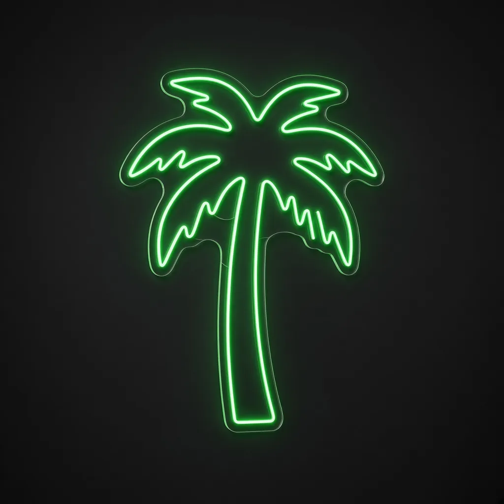 Palmera - Neón LED