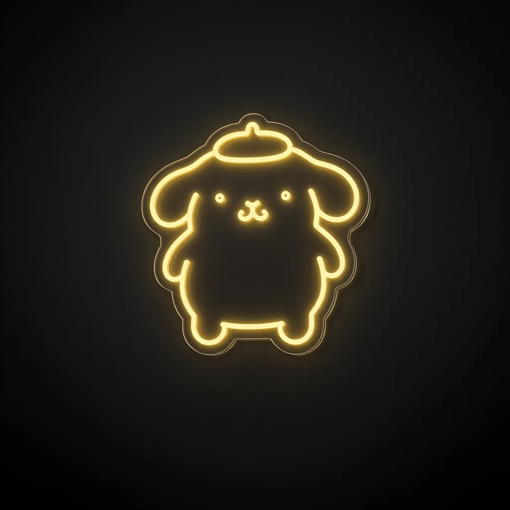 Pompompurin - Neon LED