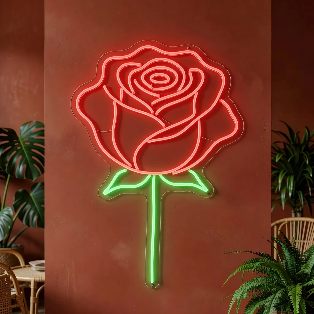 Red Rose - Néon LED