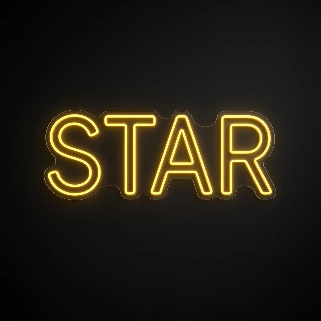 Star - Neón LED