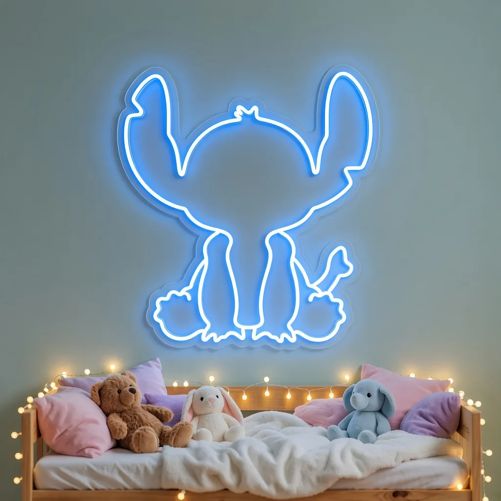 Stitch - LED-neonbord