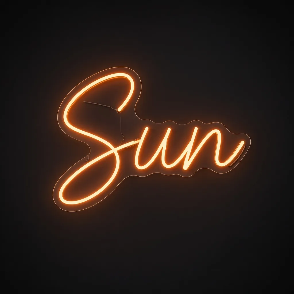 Sun - Neón LED
