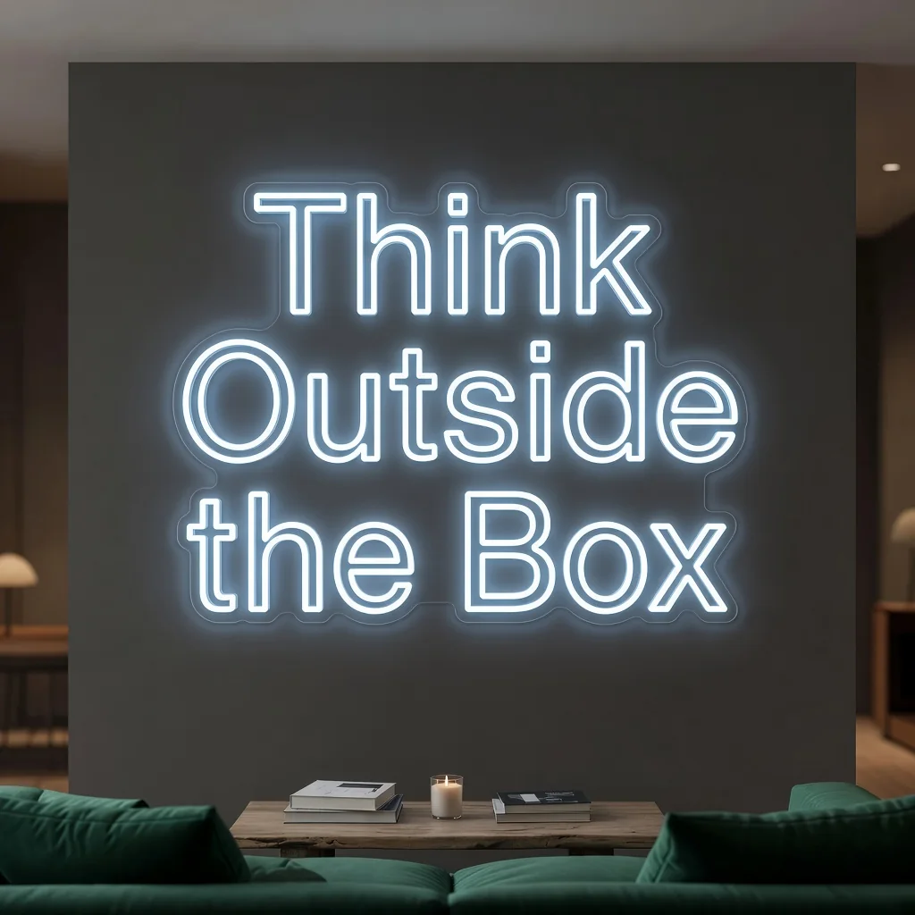 Think Outside the Box - Néon LED