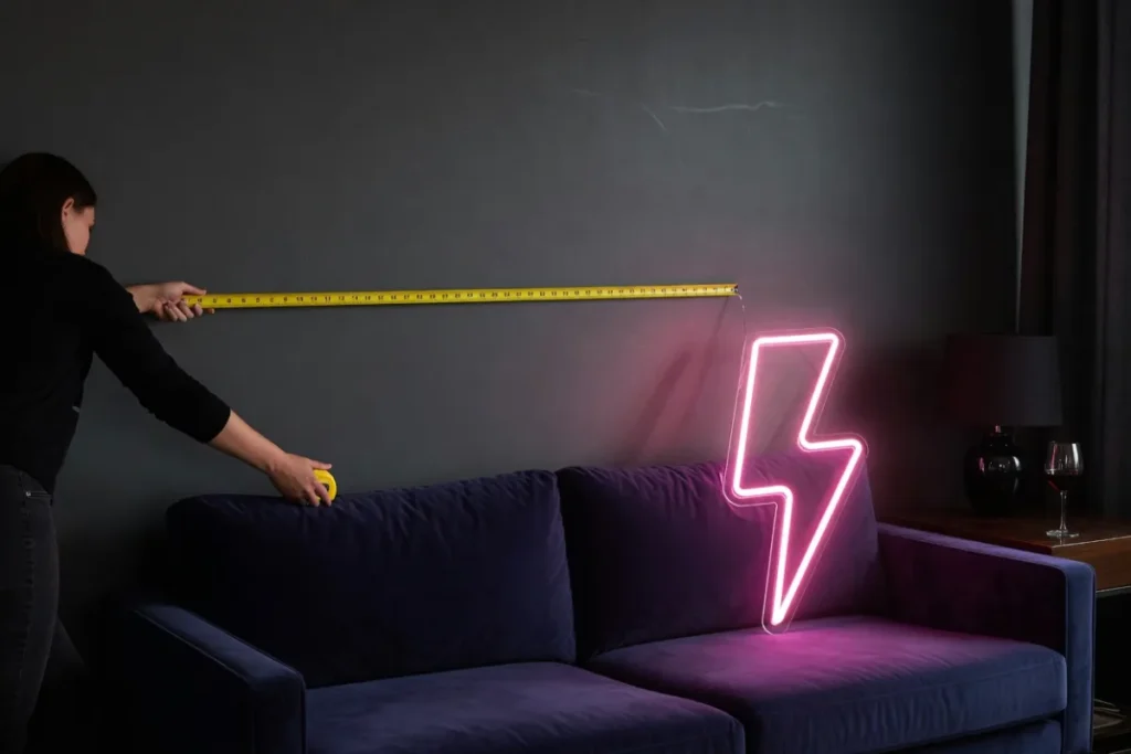 La taille de votre néon LED et sa lisibilité La taille de votre néon LED et sa lisibilité