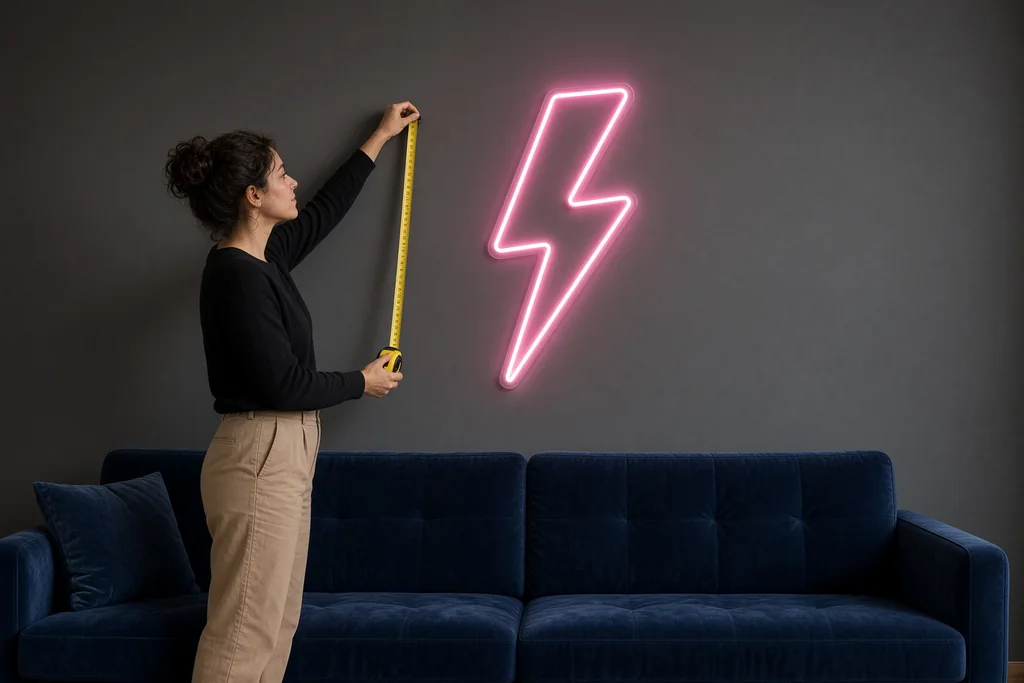 La taille de votre néon LED et sa lisibilité 