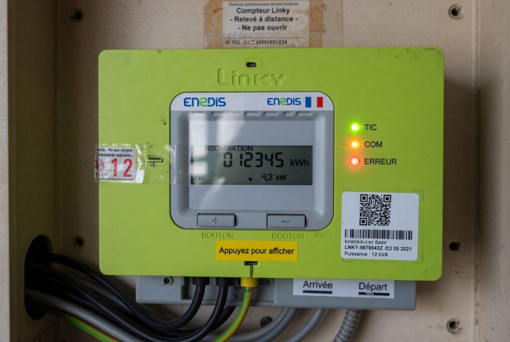 Sur un compteur Linky, l'impact d'un néon LED domestique est de l'ordre de 50 à 65 kWh par an.