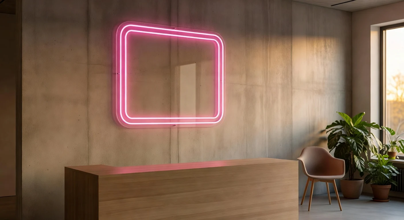 Hand van ambachtsman buigt siliconen tube voor neon op maat