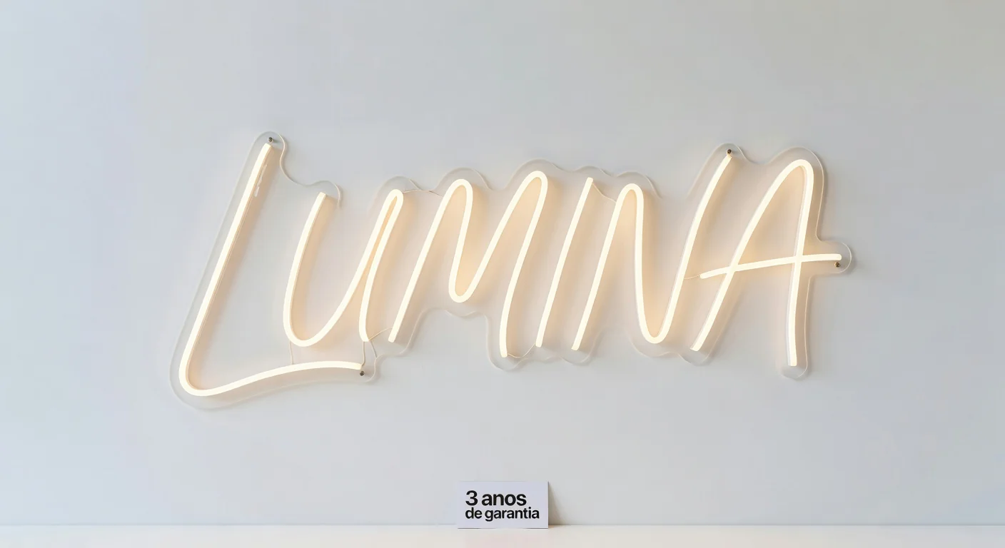 Néon LED com cartão de garantia 3 anos Helioneon