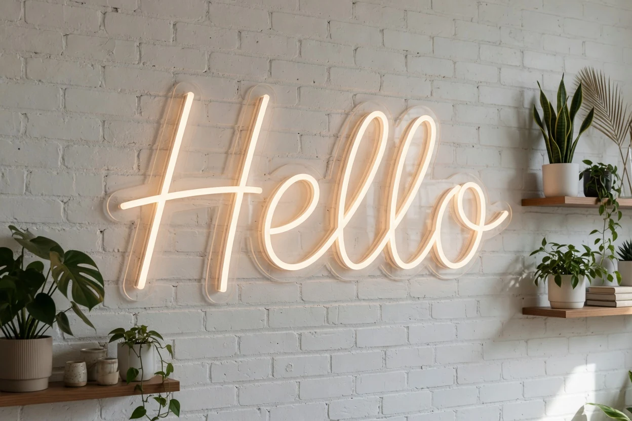 Come pulire e mantenere un neon LED immagine