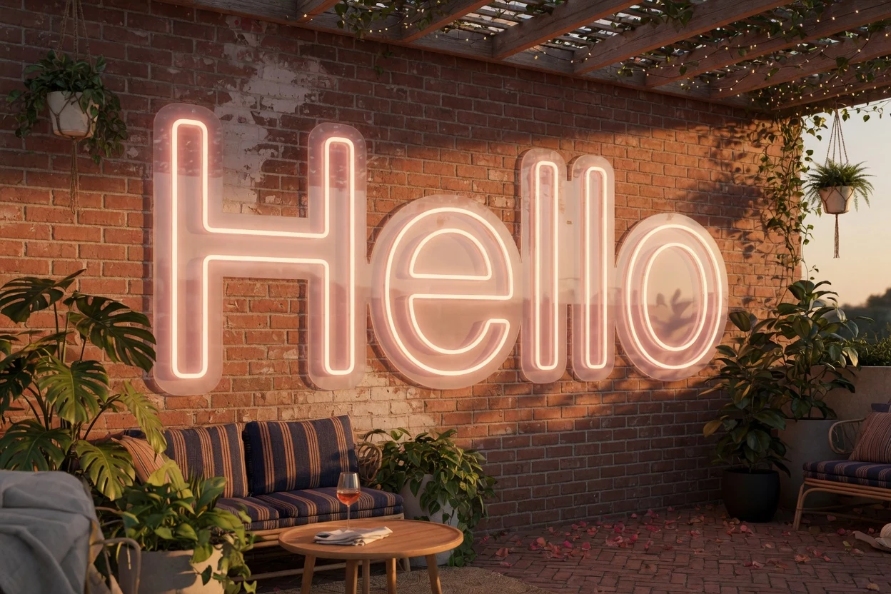 Come pulire e mantenere un neon LED immagine
